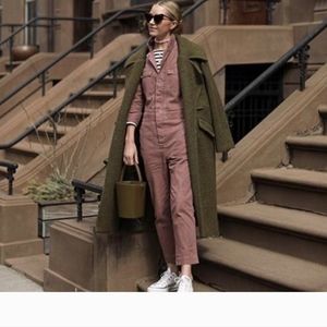 Madewell Pink denim jumpsuit/coverall